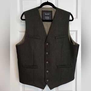 Emerald Isle Weaving, Men’s Wool blend vest, size L